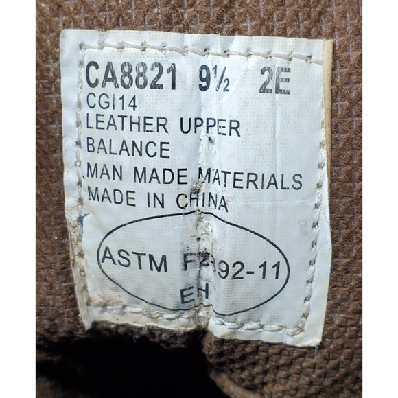 Carolina Elm Boots Mens 9.5 2E WIDE Soft Toe EH Brown Logger Work Shoes CA8821 - Picture 14 of 15